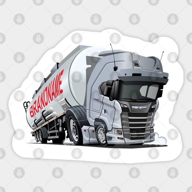 Cartoon truck Sticker by Mechanik